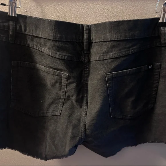 GAP Dark Gray Corduroy Shorts - Picture 2 of 3